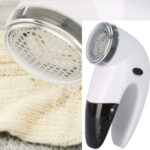 Fusselentferner mit Auffangbehälter, batteriebetrieben