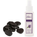 Wellness-Set mit 9 Massage-Steinen & Lavendel-Körperöl