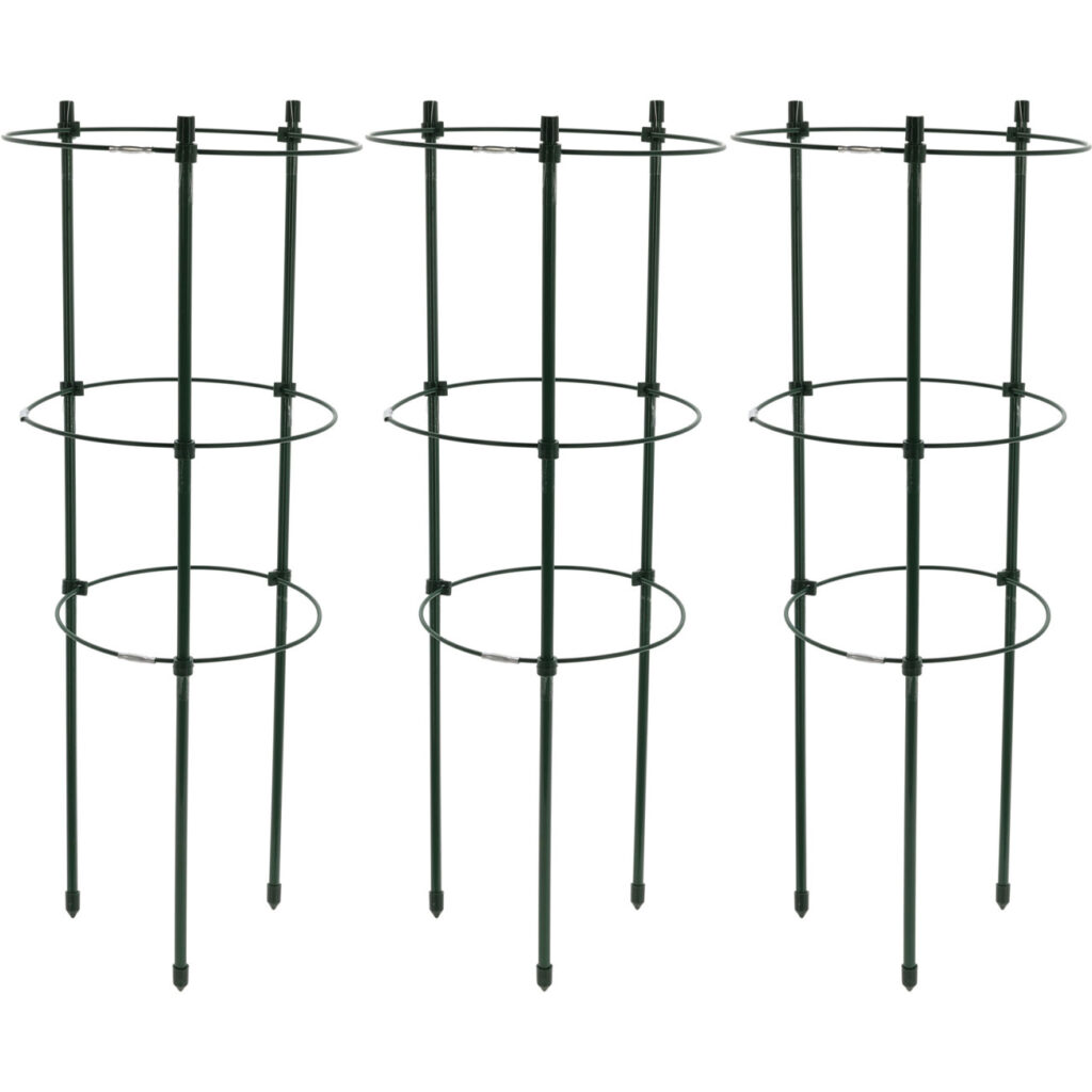 3er-Set Pflanzenstütze, rund, 45 x Ø 18 cm