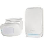 Drahtlose Türklingel & Durchgangsmelder mit PIR-Bewegungssensor Drahtlose Türklingel & Durchgangsmelder mit PIR-Bewegungssensor