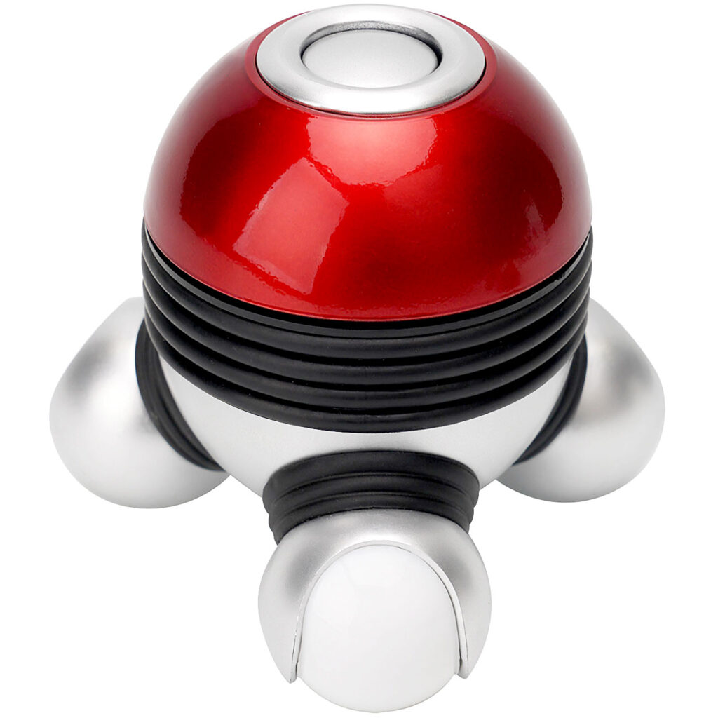 Kompaktes Vibrations Massagegerät mit 3 Massageköpfen, batteriebetrieben