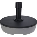 Sonnenschirmständer, grau, 20 l