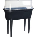 Anzuchttisch mit Lüftungsschieber, schwarz, 77 x 38 x 84 cm Anzuchttisch mit Lüftungsschieber, schwarz, 77 x 38 x 84 cm