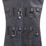 Schmuckhalter in Kleid-Optik, doppelseitig nutzbar, 46 x 107 cm