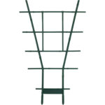 Fächerspalier Pflanzgitter, grün, 59 x 33 cm