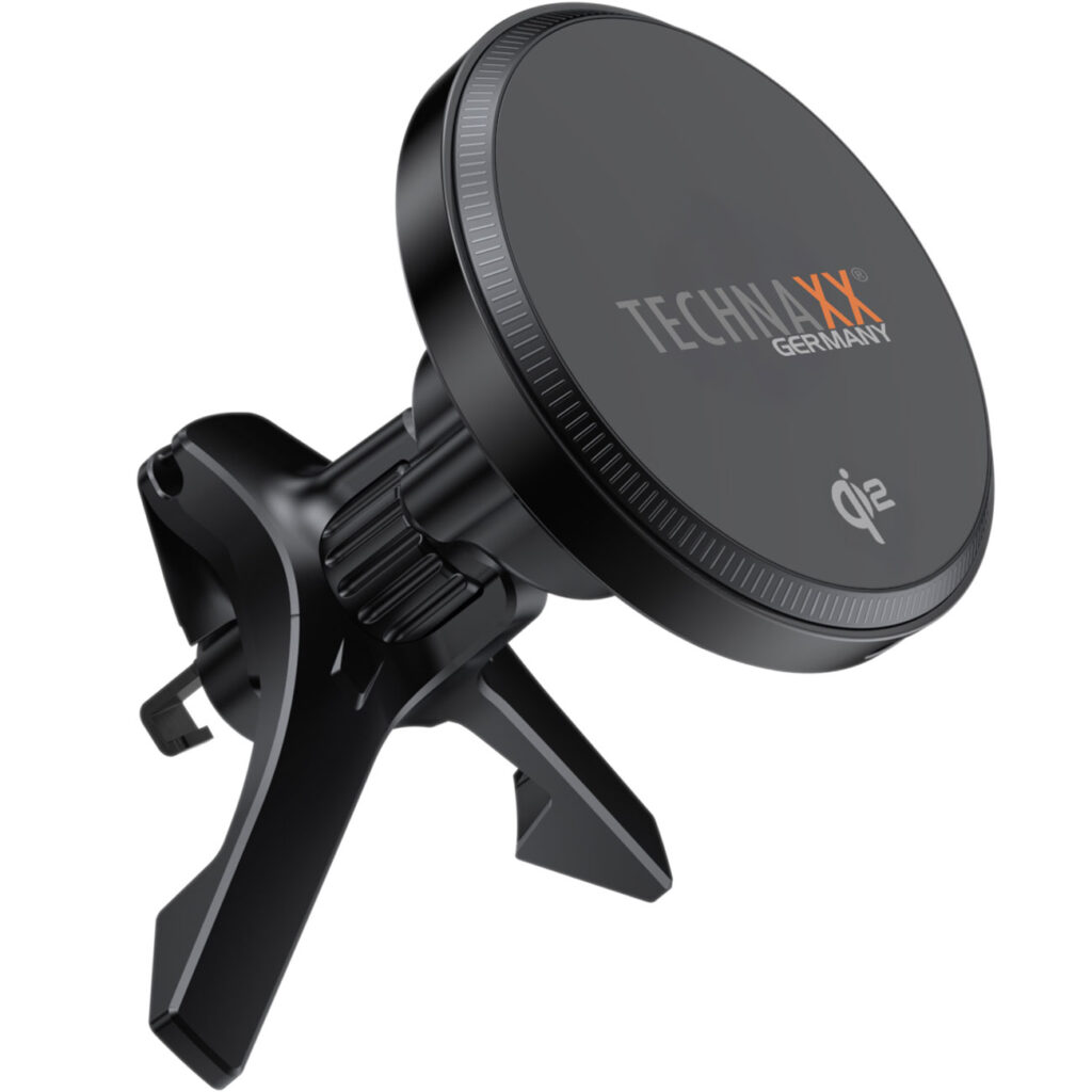 KFZ-Ladehalterung MagSafe für Lüftungsgitter, Qi2, 15 Watt