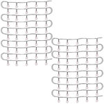 2er-Set Solar-LED-Lichterkette mit 50 warmweissen LED Glühbirnen, 6,9 m 2er-Set Solar-LED-Lichterkette mit 50 warmweissen LED Glühbirnen, 6,9 m