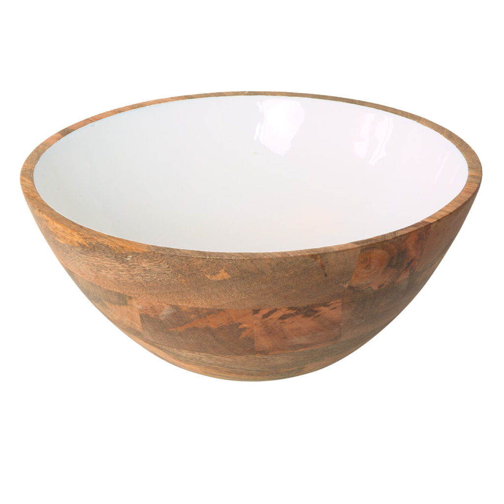 Deko-Holzschale, Wohnaccessoire, Tisch-Deko, 25,5 x 12 cm