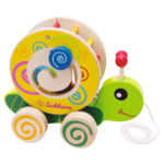 Nachzieh-Stecktier aus Birkenholz, 4 Bausteine, 15 x 24 x 19,5cm Nachzieh-Stecktier aus Birkenholz, 4 Bausteine, 15 x 24 x 19,5cm