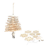 3D-Dekoration zum Selbermachen, Weihnachtsbaum, Sternform