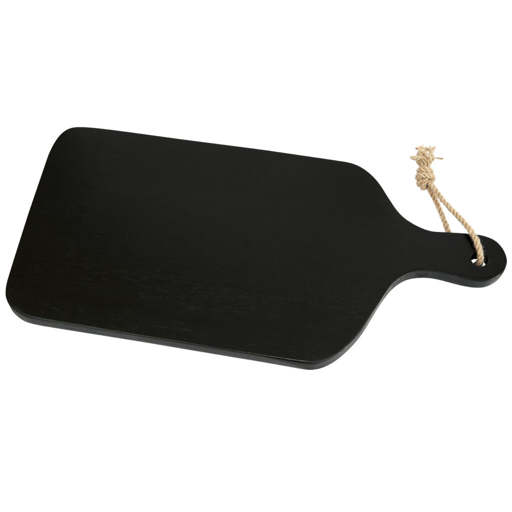 Schneide- und Servierbrett aus Kautschukholz, 58 x 28 x 2 cm