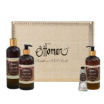 4er-Geschenkset Oriental Rose, Spa Pflegeset Duschgel, Handseife, Body Milk und Handcreme