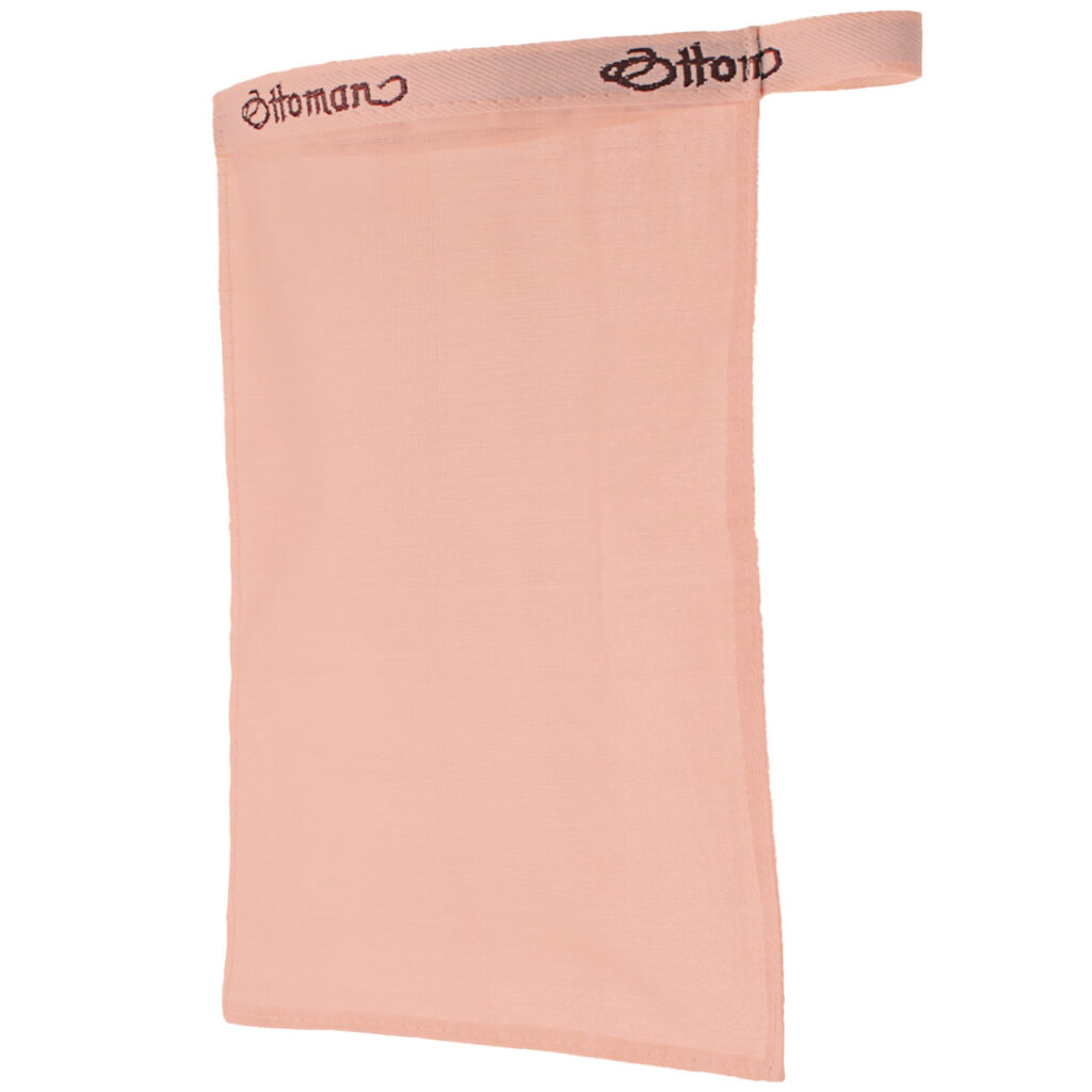 Hamam Peelinghandschuh Kokonseide, pflegendes Körperpeeling für Gesicht und Körper