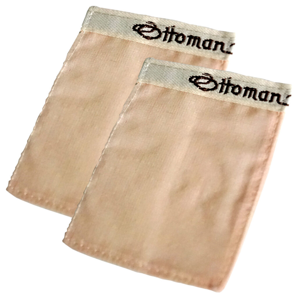 2er-Set Mini Peelinghandschuh aus Seide, pflegendes Körpepeeling für Gesicht und Körper