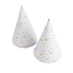 6er-Set Party Hüte Kegel, Geburtstagsfeier Hüte mit Gummiband, je 10,5 x 16,7 cm 6er-Set Party Hüte Kegel, Geburtstagsfeier Hüte mit Gummiband, je 10,5 x 16,7 cm