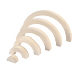 Holzdeko Regenbogen zum Aufstellen, Dekoration zum Bemalen und Gestalten, 24 x 12 x 2 cm Holzdeko Regenbogen zum Aufstellen, Dekoration zum Bemalen und Gestalten, 24 x 12 x 2 cm