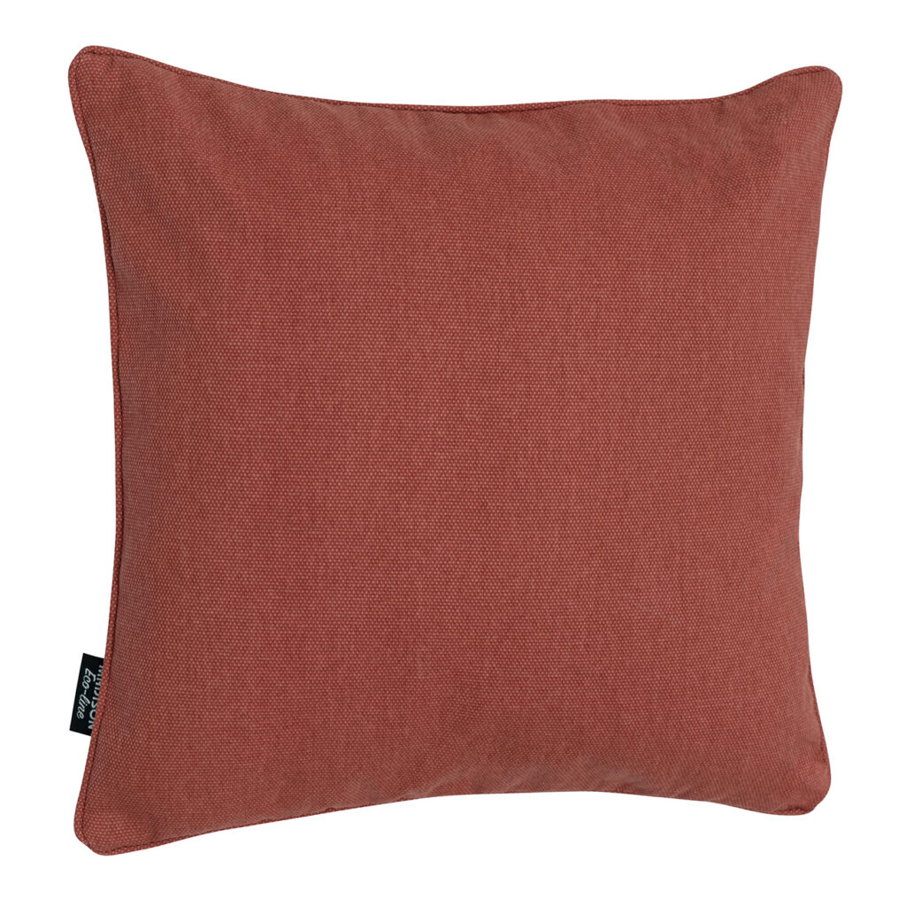 Deko-Kissen wasserabweisend, bequemes Outdoorkissen, terra, 50 x 50 x 10 cm