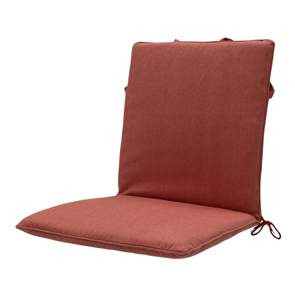 Niederlehner-Auflage, Gartenstuhlkissen wasserabweisend, terra, 97 x 49 cm