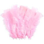 Dekofedern, 35 Stück, Rosa, 17 cm Dekofedern, 35 Stück, Rosa, 17 cm