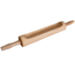 Servierschale in Nudelholzform, Buche, Wellholz, Braun, 50 x 10 cm Servierschale in Nudelholzform, Buche, Wellholz, Braun, 50 x 10 cm