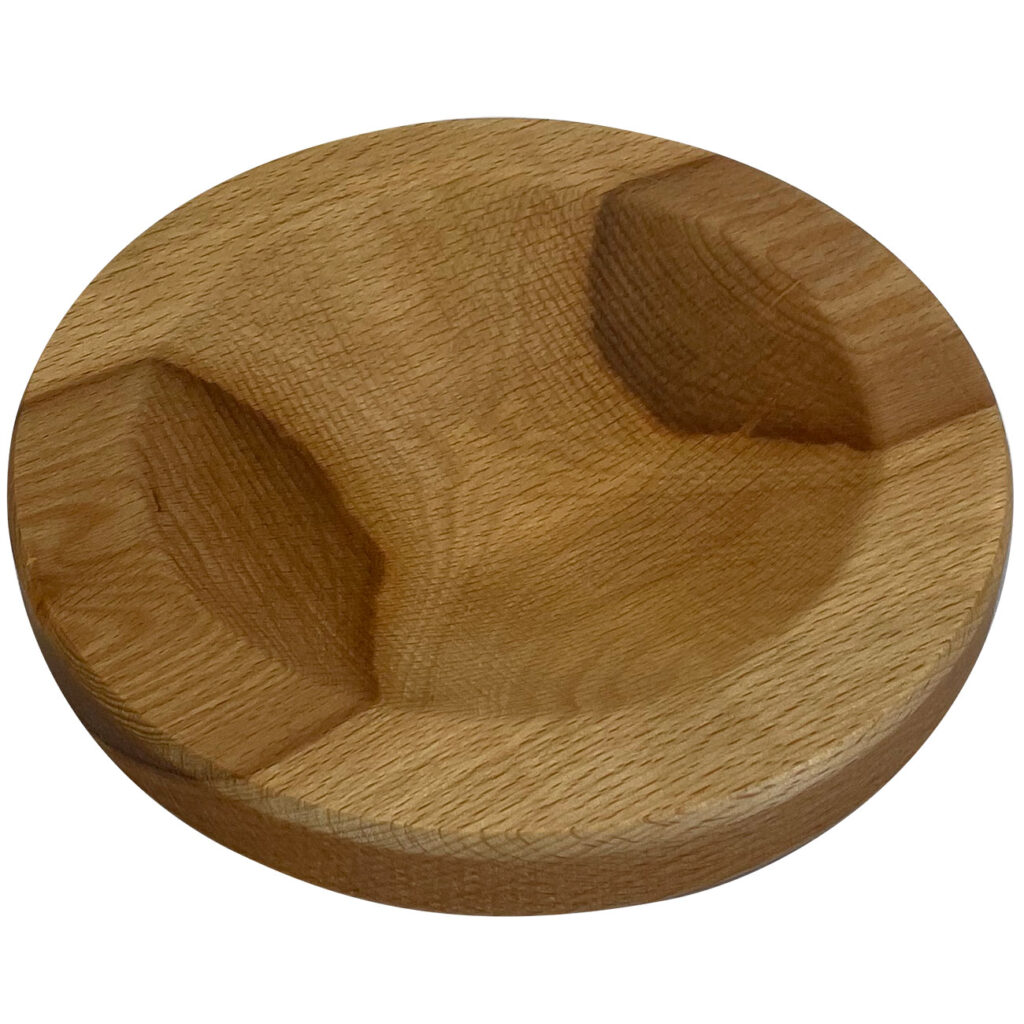 Holzschale aus Buchenholz, Rund, Dekoschale, Braun, Ø 20 cm