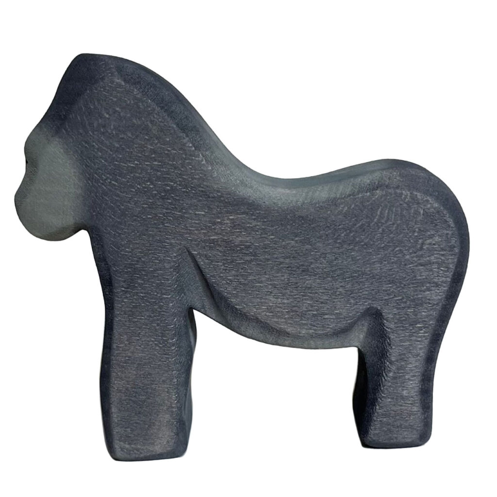 Holztier Gorilla handgefertigt, 12 x 10 x 3 cm Holztier Gorilla handgefertigt, 12 x 10 x 3 cm