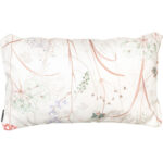 Deko-Kissen Outdoor, Blumenmuster weiss, 30 x 50 x 10 cm