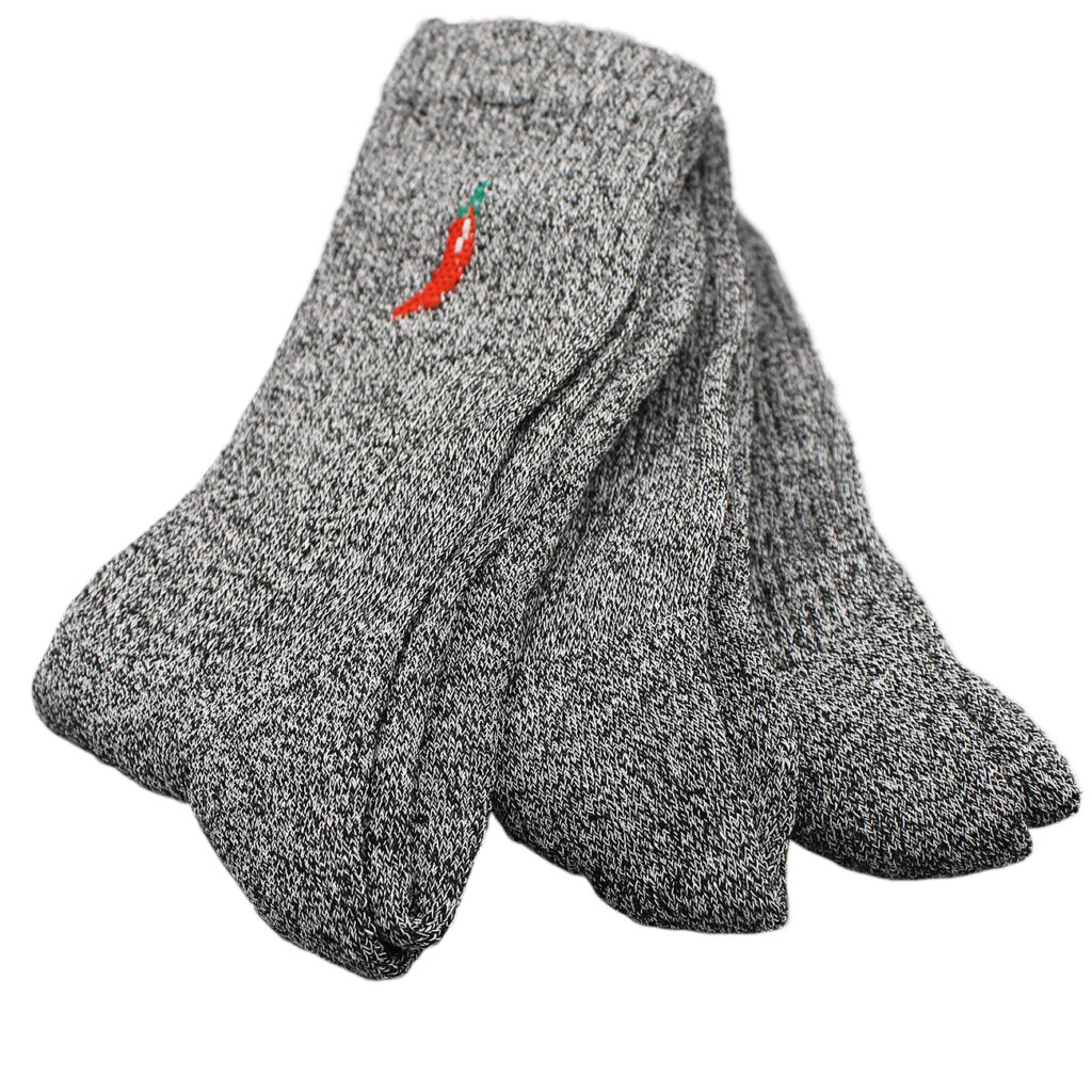 3er-Set Wandersocken, unisex, Grau-Melange, Gr. 43-46