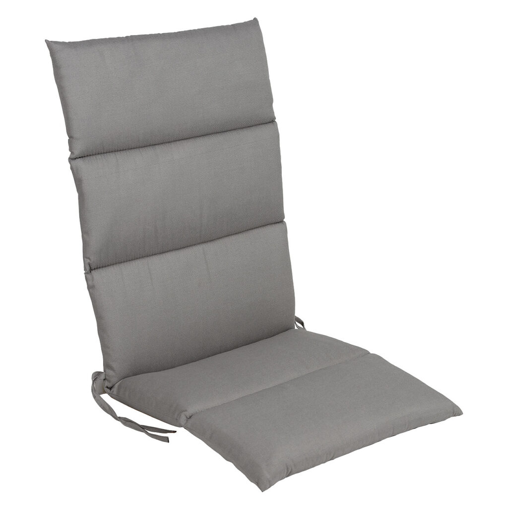 Hochlehner-Auflage Rollstepp, grau, 123 x 50 x 6 cm