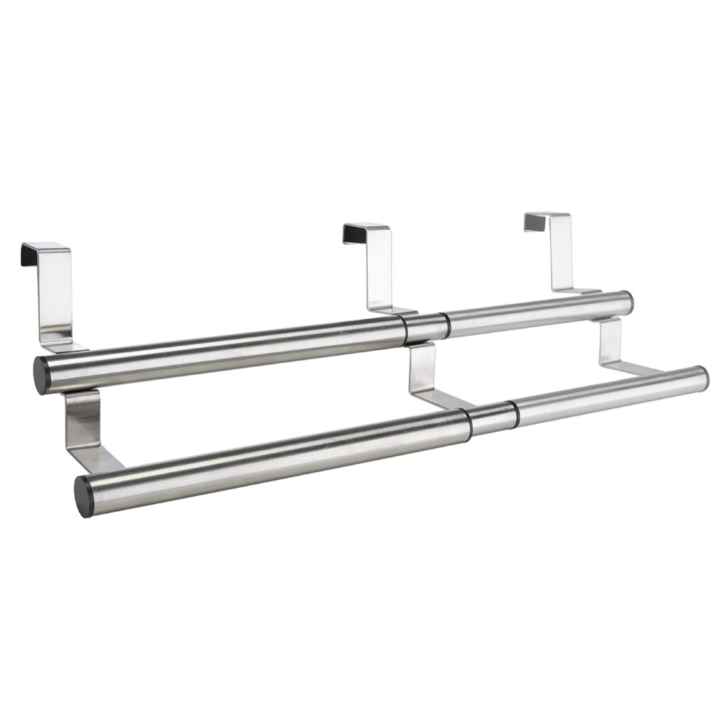 Handtuchhalter, Edelstahl, ausziehbar ca. 25 – 40 x 13,5 x 12 cm