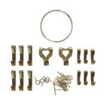 39-teiliges Haken Set für Bilderrahmen, Bilderrahmen Aufhänger mit Nägeln 39-teiliges Haken Set für Bilderrahmen, Bilderrahmen Aufhänger mit Nägeln