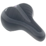 Velosattel mit Federung, Fahrradsattel, schwarz, 26 x 20,5 cm Velosattel mit Federung, Fahrradsattel, schwarz, 26 x 20,5 cm