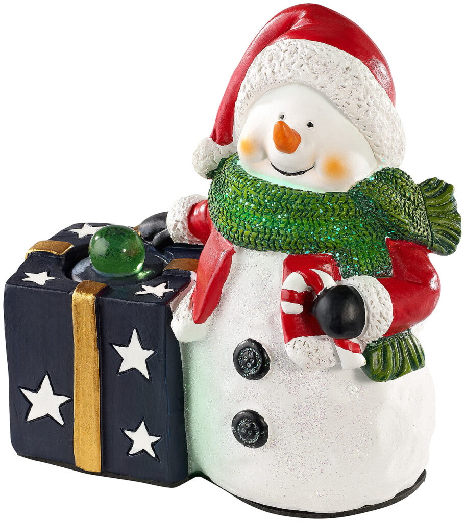 Weihnachtlicher „Schneemann“ Lautsprecher mit Bluetooth, 8 Watt