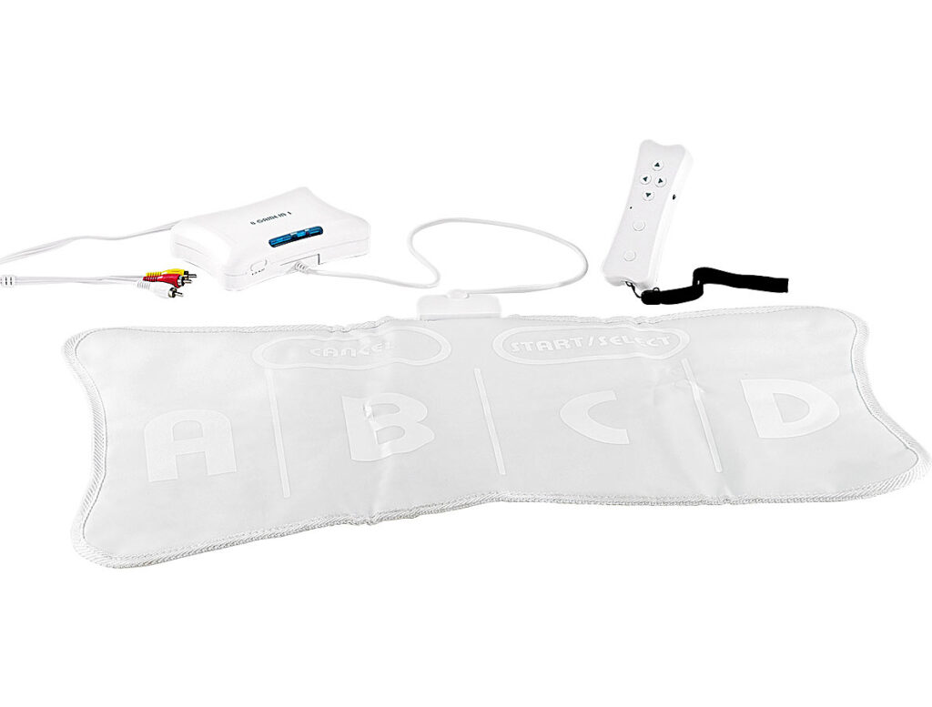 TV-Fitness-Spielekonsole mit Floor-Controller & Hand-Controller