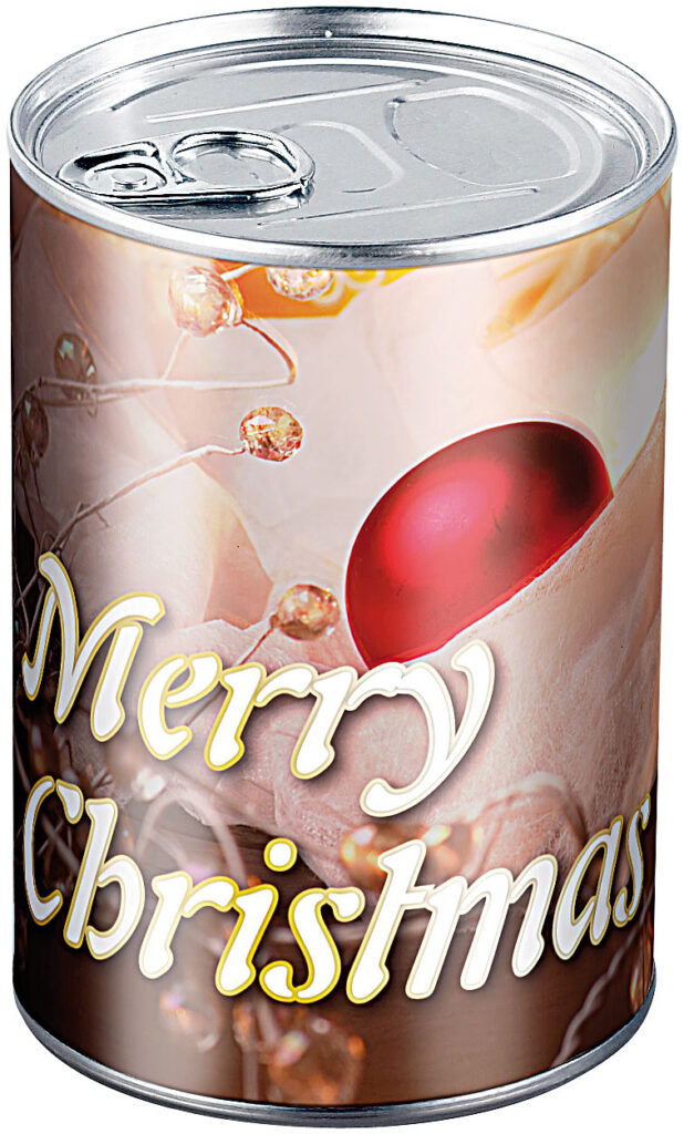 Geschenkdose Merry Christmas: Originelle Präsent-Verpackung