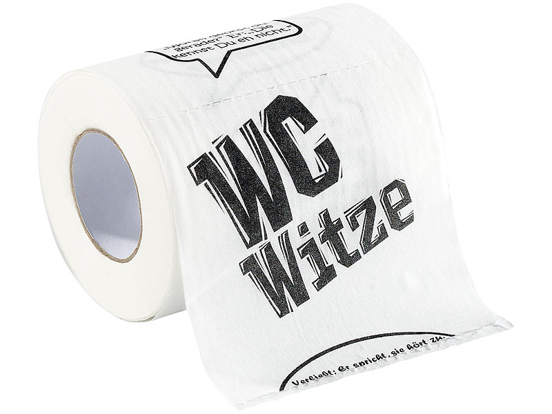 12er-Set Toilettenpapiere „Witze“, 2-lagig 12er-Set Toilettenpapiere „Witze“, 2-lagig