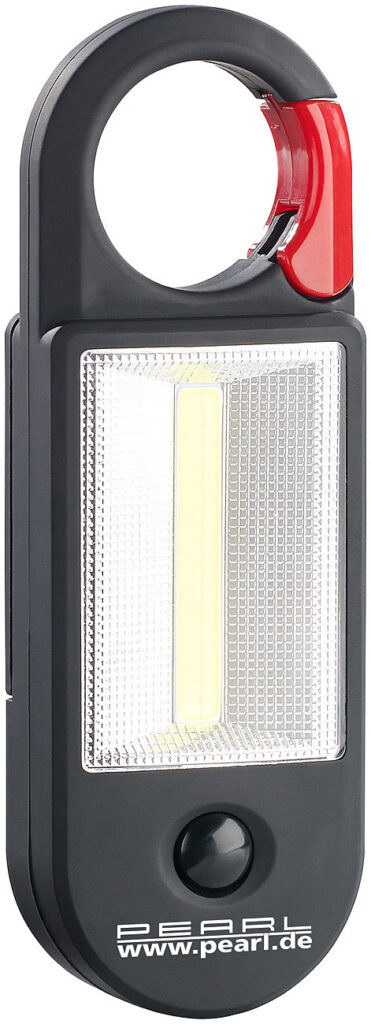 Arbeitsleuchte AL-325 mit COB-LED, Karabiner-Haken, Magnet,4W, 320 lm