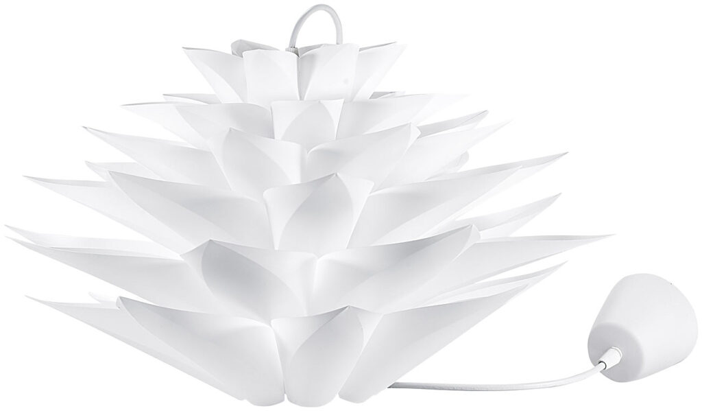 Moderne Deckenleuchte in Seerosenform, 28 x 55 cm