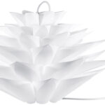 Moderne Deckenleuchte in Seerosenform, 28 x 55 cm