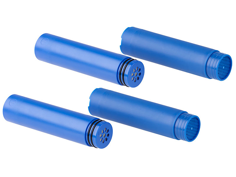 4 Ersatzfilter für Trinkflasche mit Wasserfilter Pro, bis 3.000 Liter