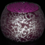 Doppelglas-Windlicht „Spinnennetz“ Doppelglas-Windlicht „Spinnennetz“