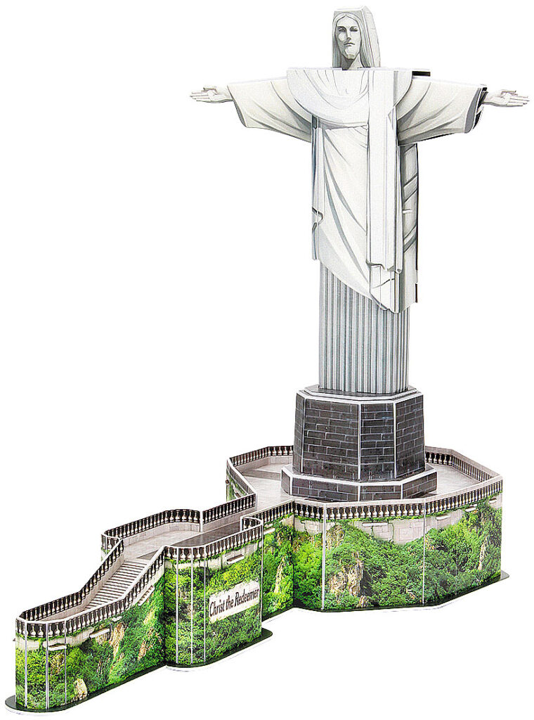 3D-Puzzle „Cristo Redentor“ in Rio de Janeiro, 22 Puzzle-Teile