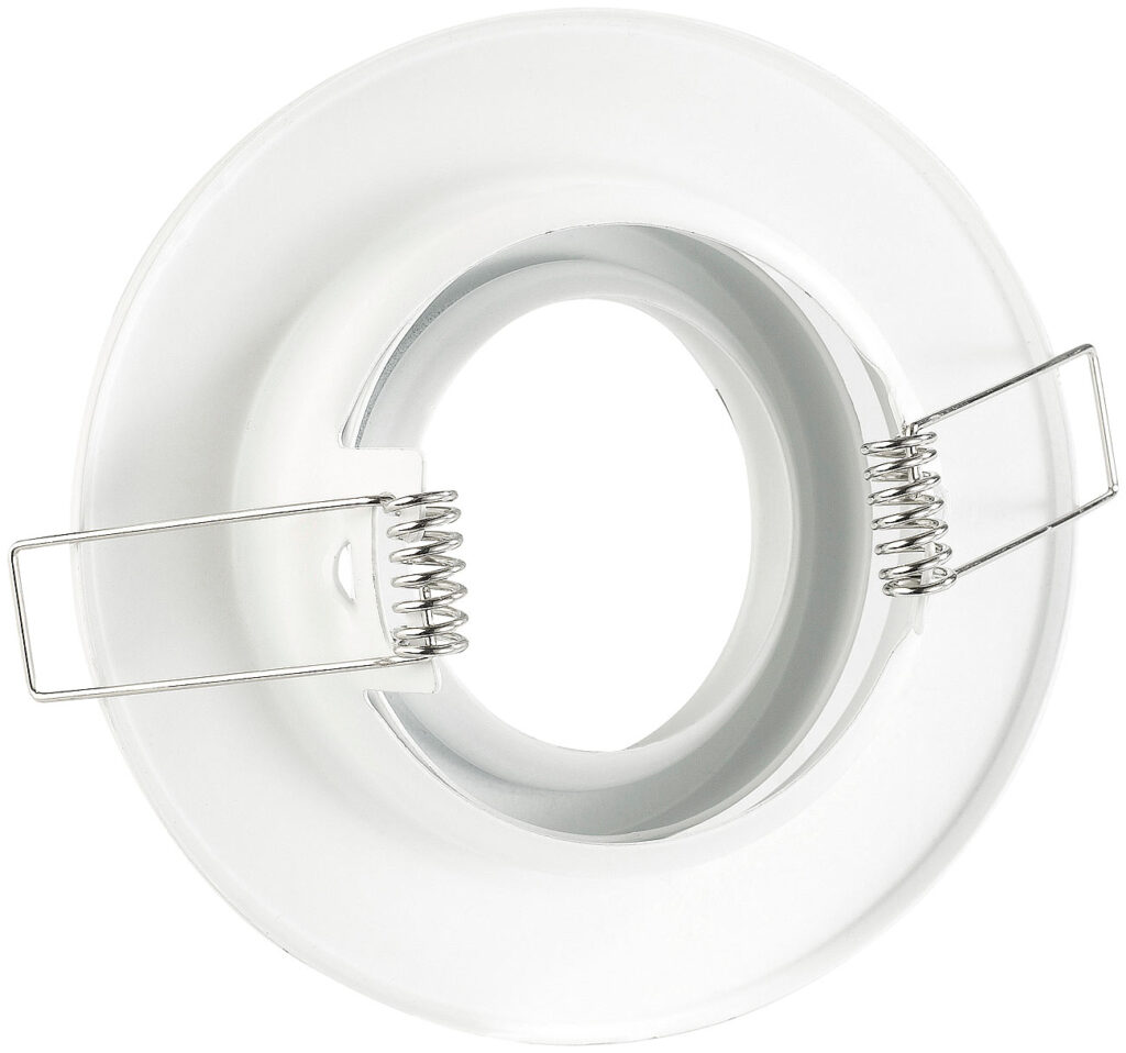 Einbaurahmen für MR16, weiss, schwenkbar Einbaurahmen für MR16, weiss, schwenkbar