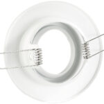 Einbaurahmen für MR16, weiss, schwenkbar Einbaurahmen für MR16, weiss, schwenkbar