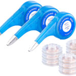 9er-Set Entlötlitzen mit 3 Spendern, beschichtet, je 1,5mm x 1,5 m