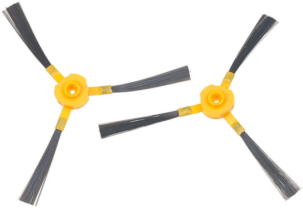 2er-Set Ersatz-Seitenbürsten für Staubsauger-Roboter PCR-3000