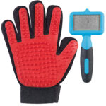 2in1-Fellpflege-Set für Hunde und Katzen mit Bürste und Handschuh