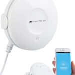 WLAN-Wassermelder, externer Sensor, App, bis 4 Jahre Batterie-Laufzeit WLAN-Wassermelder, externer Sensor, App, bis 4 Jahre Batterie-Laufzeit