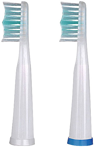 Wellenförmige Aufsteckbürsten für Slim-Schallzahnbürste SW-31.k