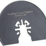 Bimetall-Segmentsägeblatt für Multitools, 80 mm, HSS, Schnellspannung